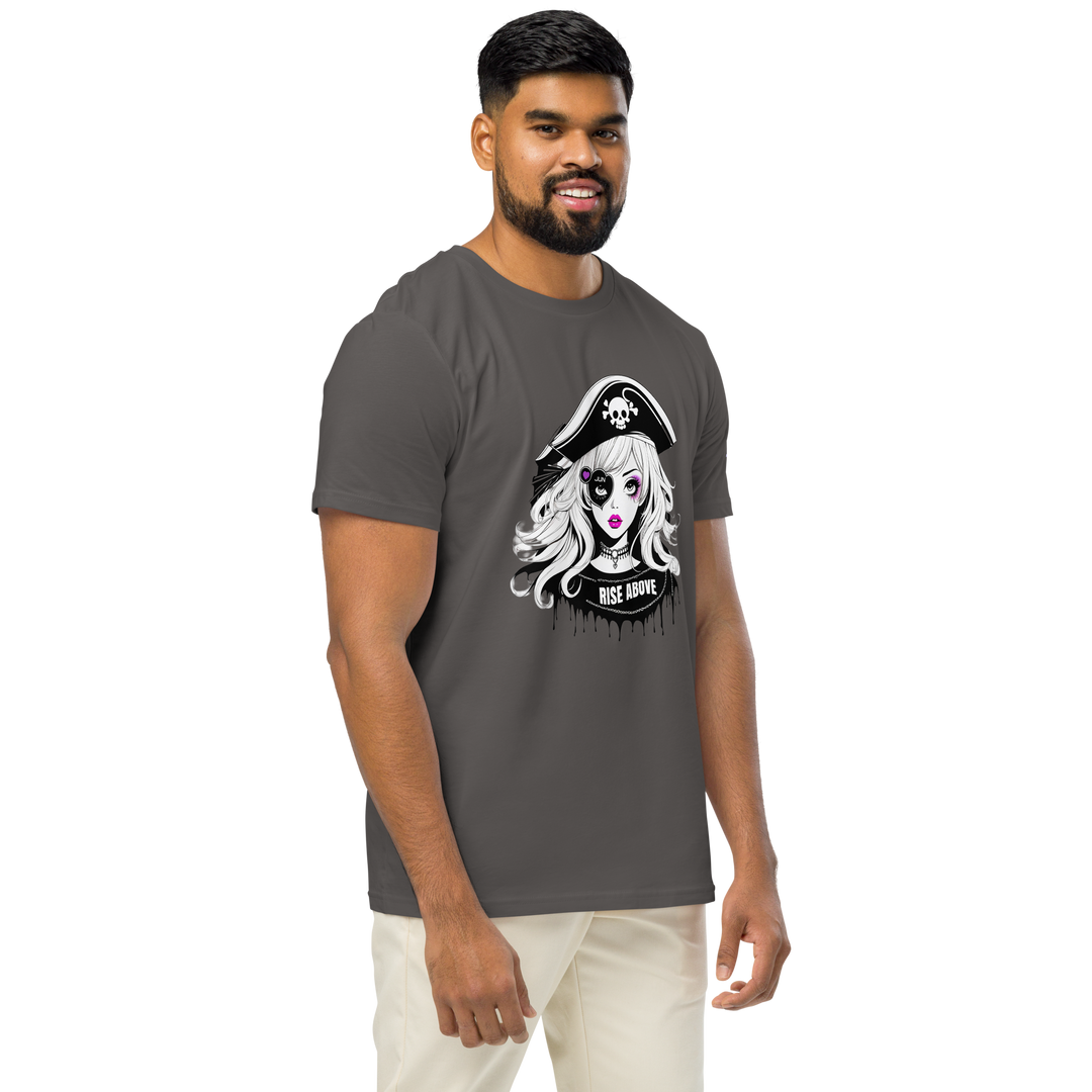 RISE ABOVE 04 Unisex organic mid-light t-shirt 3