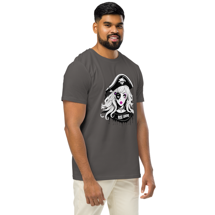RISE ABOVE 04 Unisex organic mid-light t-shirt 3