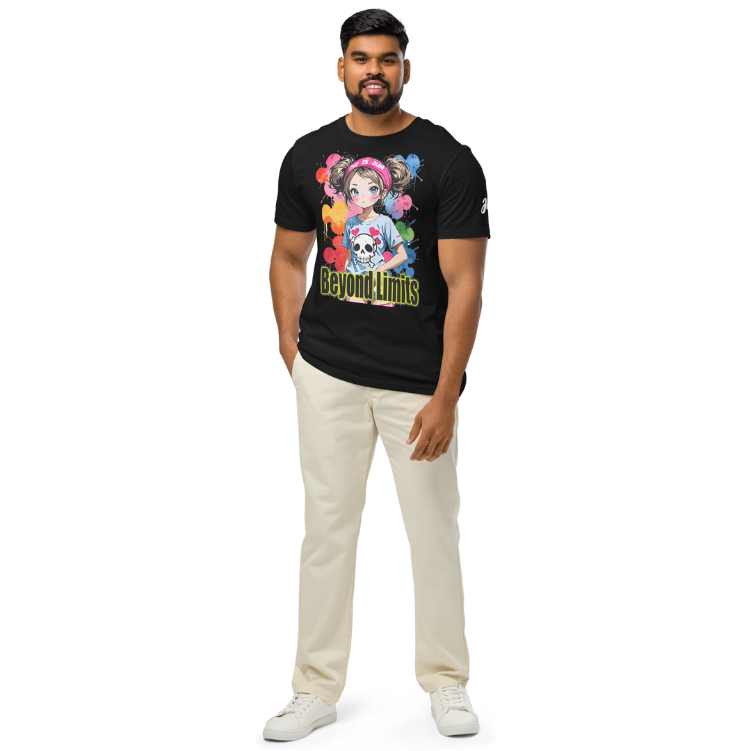Beyond Limits 01 Unisex organic mid-light t-shirt 2