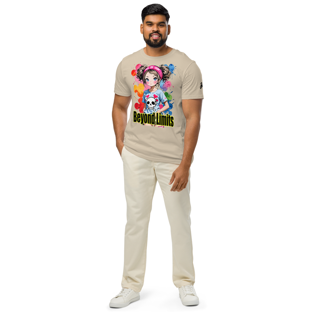 Beyond Limits 01 Unisex organic mid-light t-shirt 1