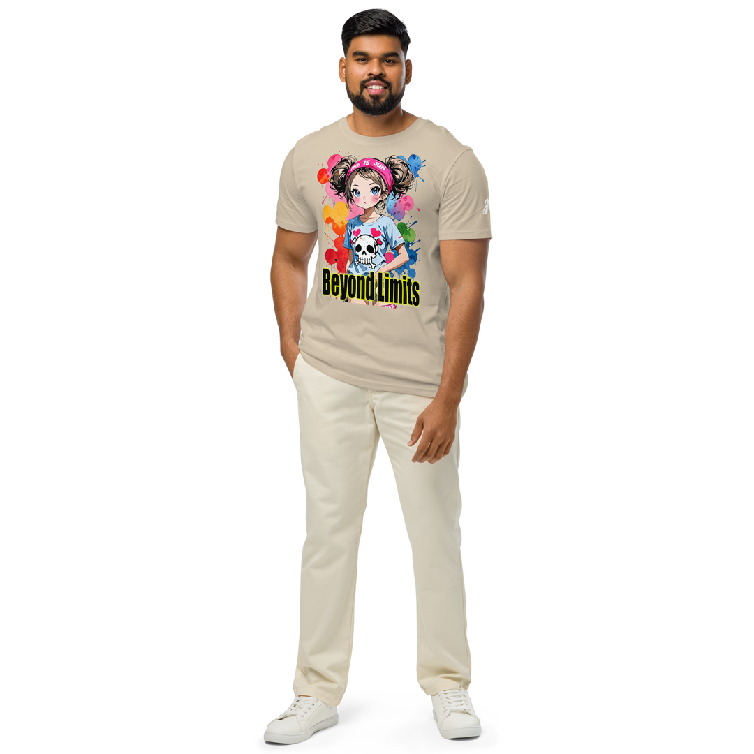 Beyond Limits 01 Unisex organic mid-light t-shirt 2
