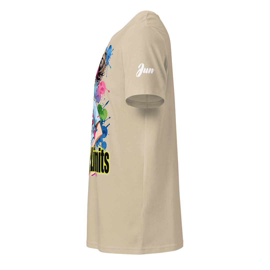Beyond Limits 01 Unisex organic mid-light t-shirt 2