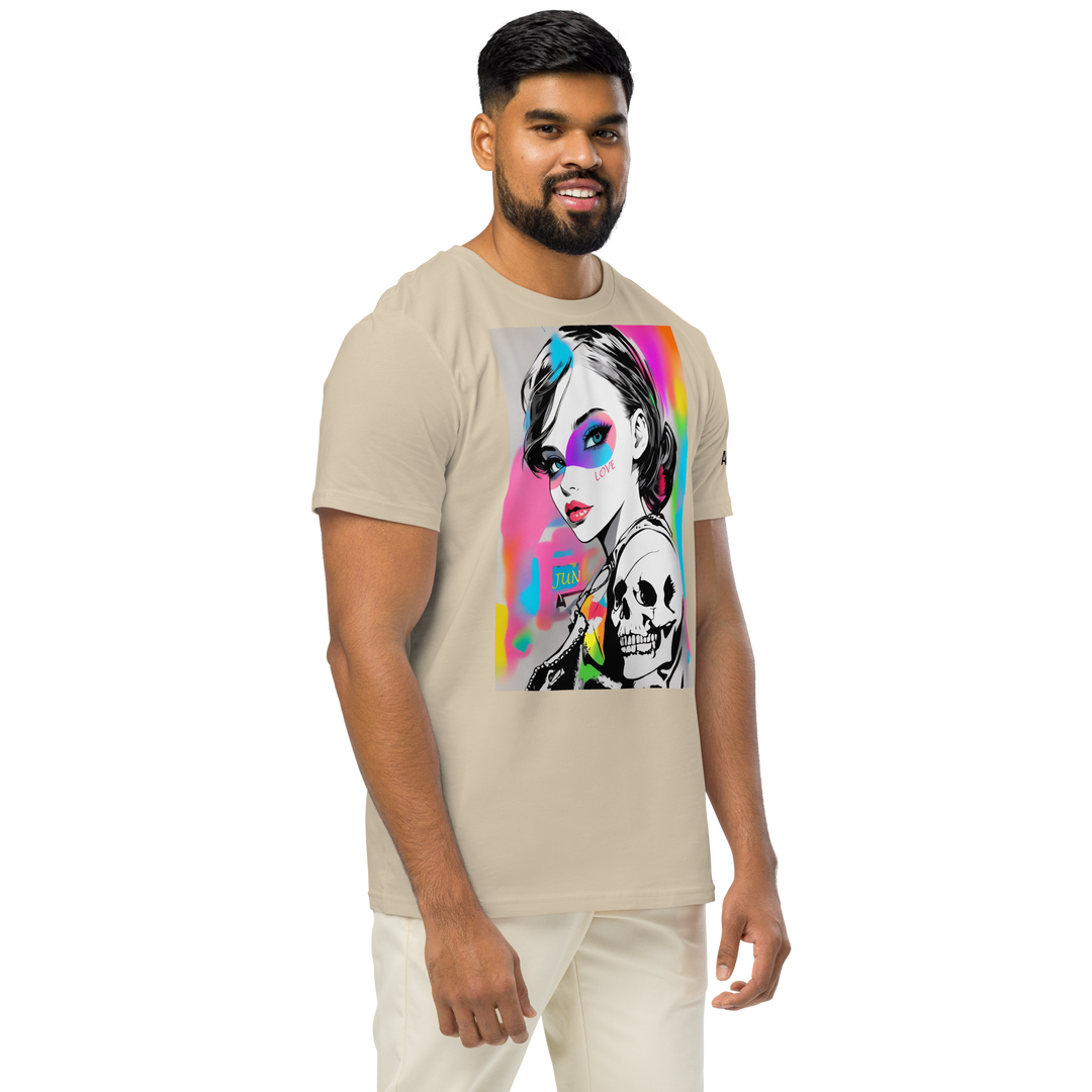 LOVE & BONES 01 Unisex organic mid-light t-shirt 1