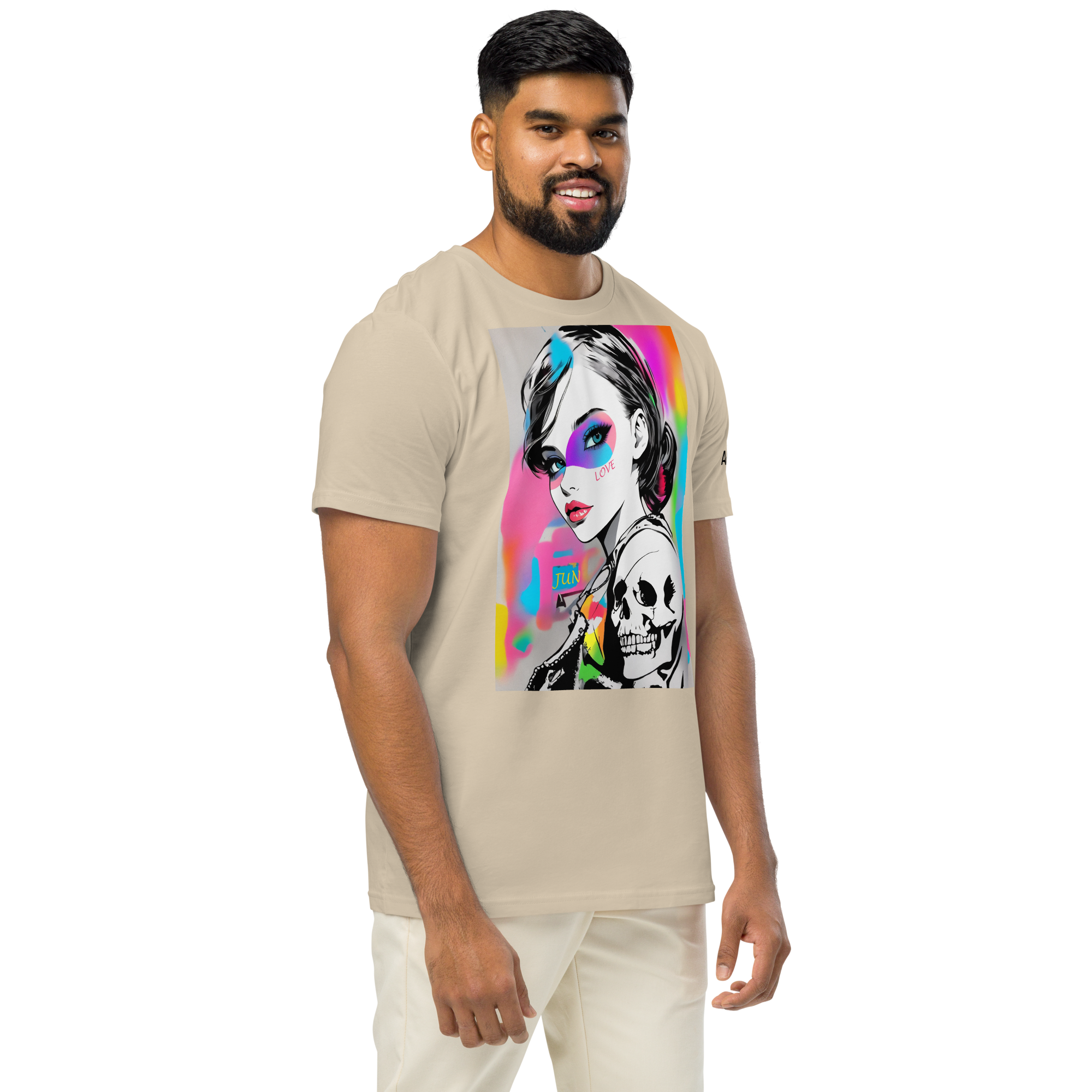 LOVE & BONES 01 Unisex organic mid-light t-shirt 1