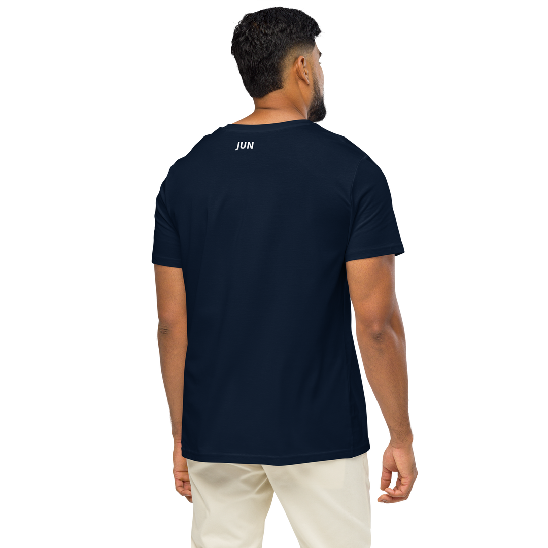 RISE ABOVE 04 Unisex organic mid-light t-shirt 1