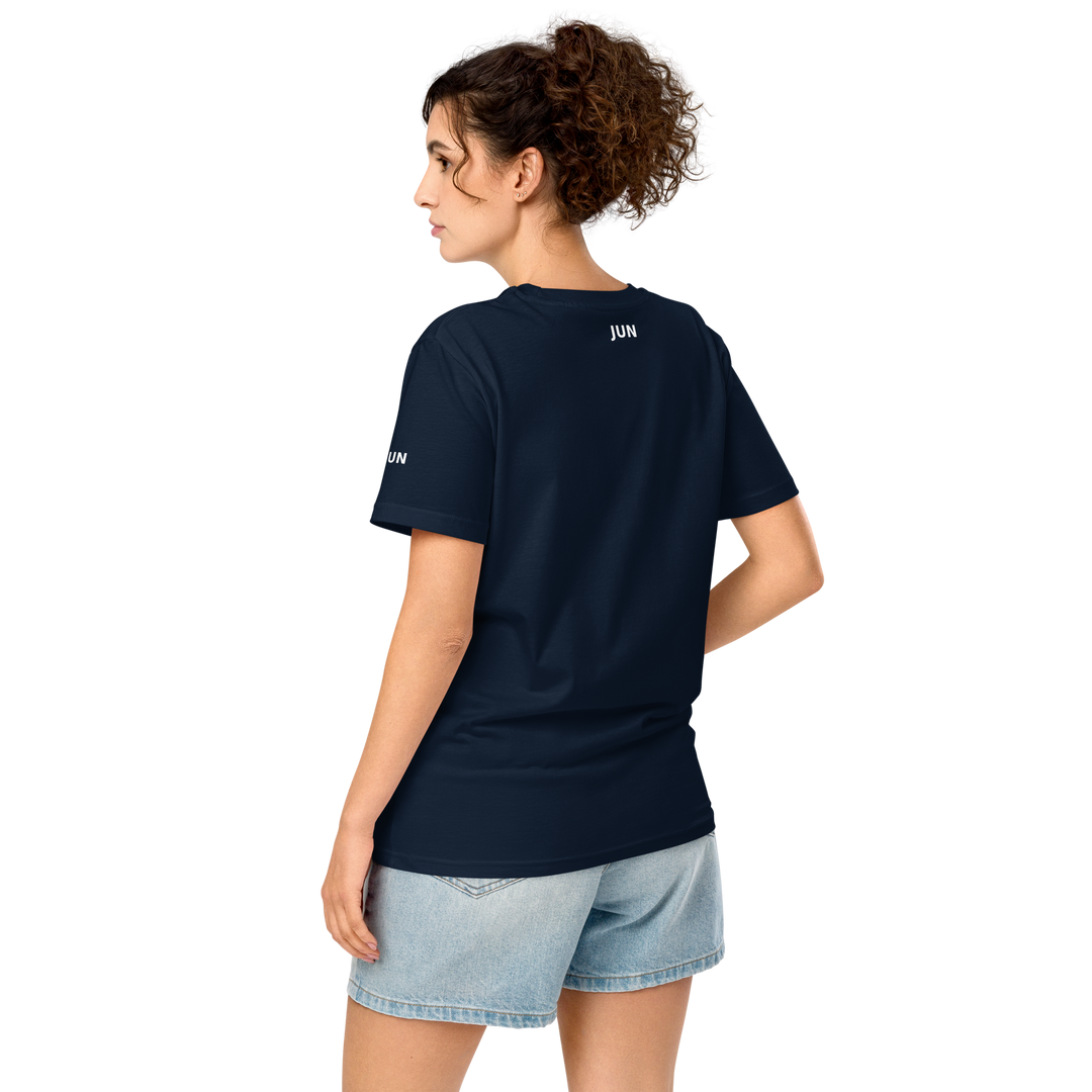 RISE ABOVE 04 Unisex organic mid-light t-shirt 1