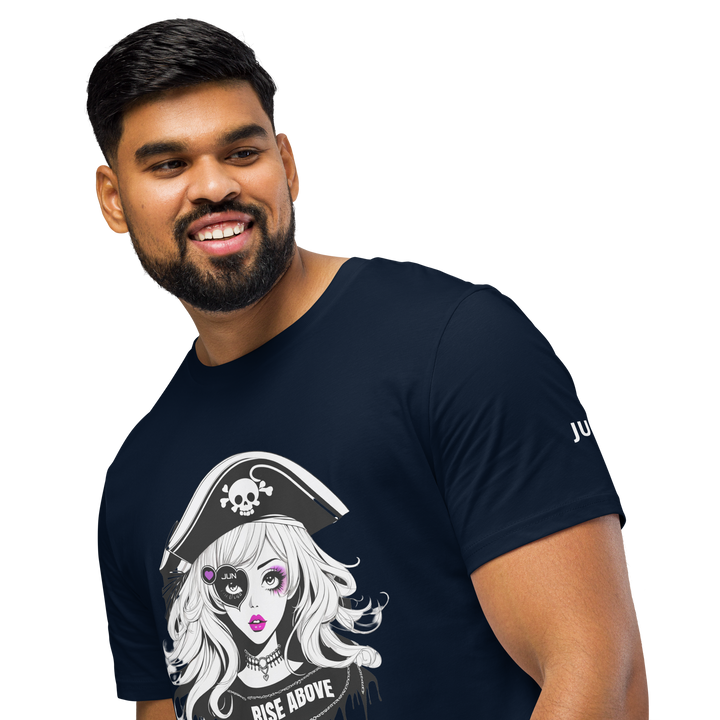 RISE ABOVE 04 Unisex organic mid-light t-shirt 1