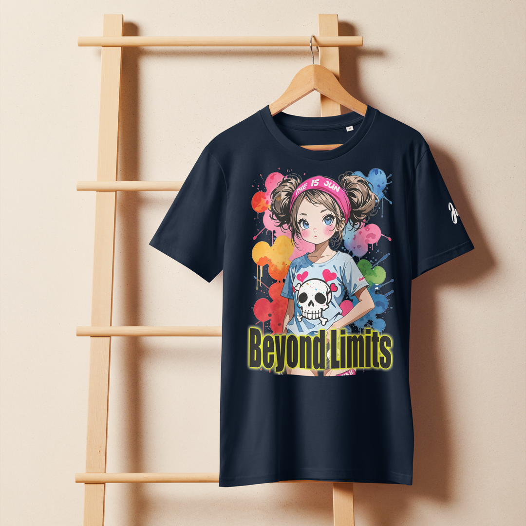 Beyond Limits 01 Unisex organic mid-light t-shirt 2