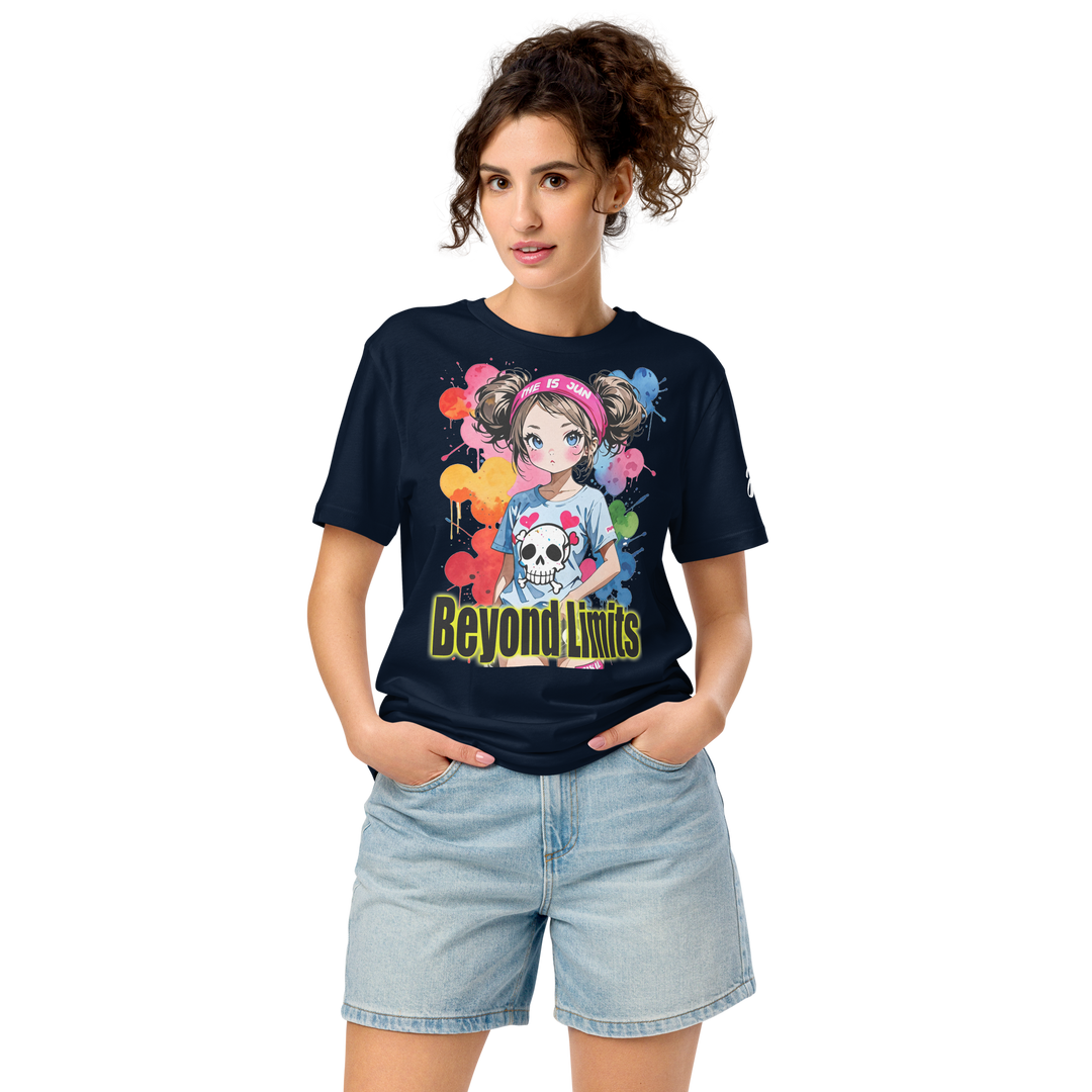 Beyond Limits 01 Unisex organic mid-light t-shirt 2