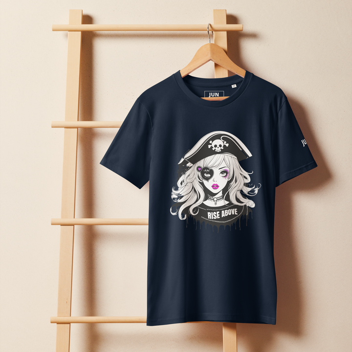 RISE ABOVE 04 Unisex organic mid-light t-shirt 1