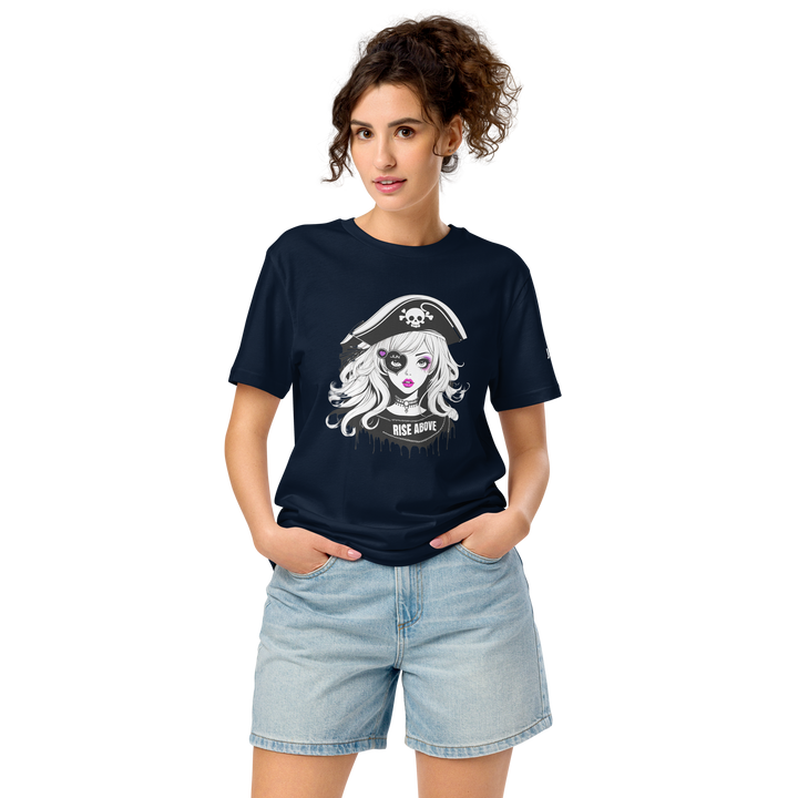 RISE ABOVE 04 Unisex organic mid-light t-shirt 1