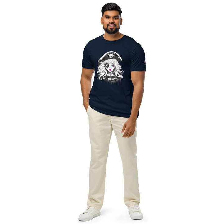 RISE ABOVE 04 Unisex organic mid-light t-shirt 2