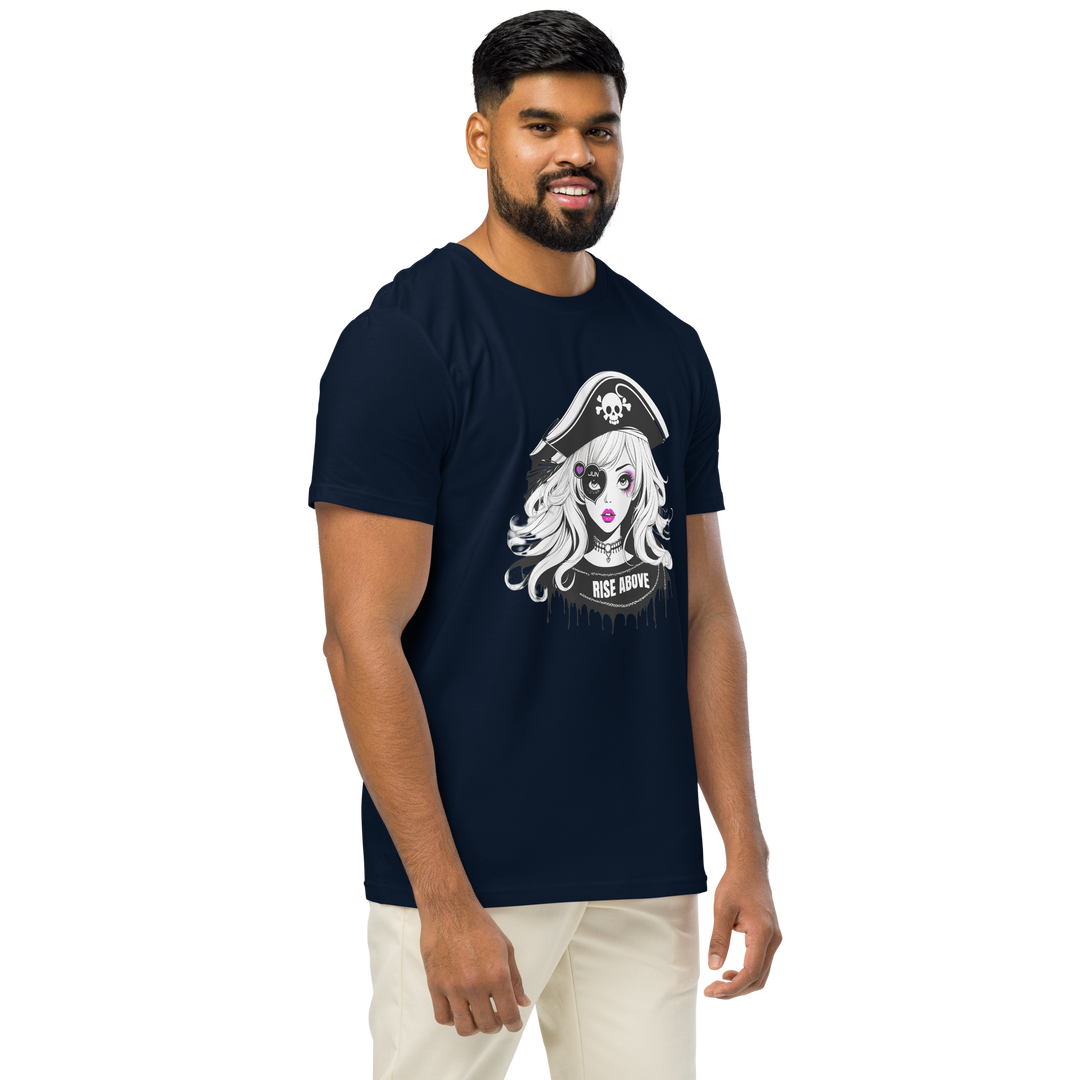 RISE ABOVE 04 Unisex organic mid-light t-shirt 1