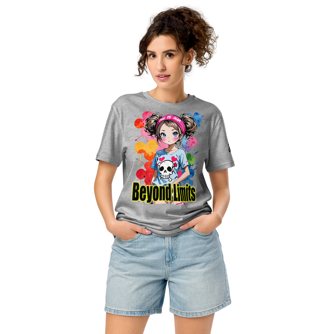 Beyond Limits 01 Unisex organic mid-light t-shirt 1
