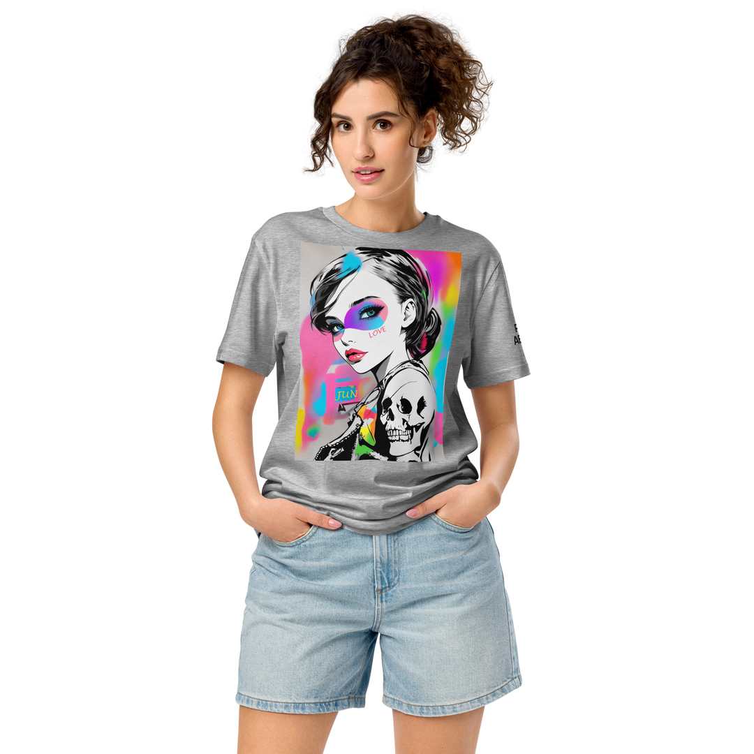 LOVE & BONES 01 Unisex organic mid-light t-shirt 1
