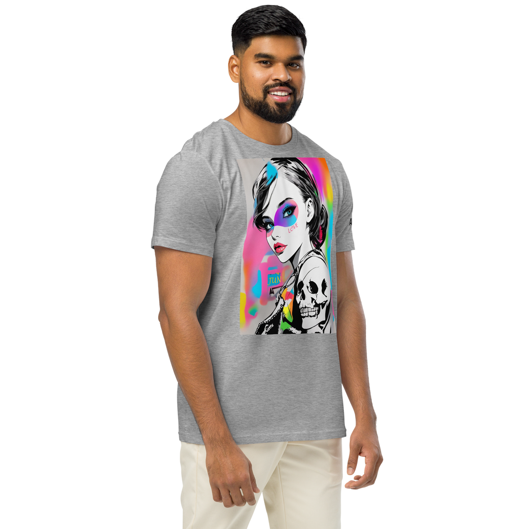 LOVE & BONES 01 Unisex organic mid-light t-shirt 1