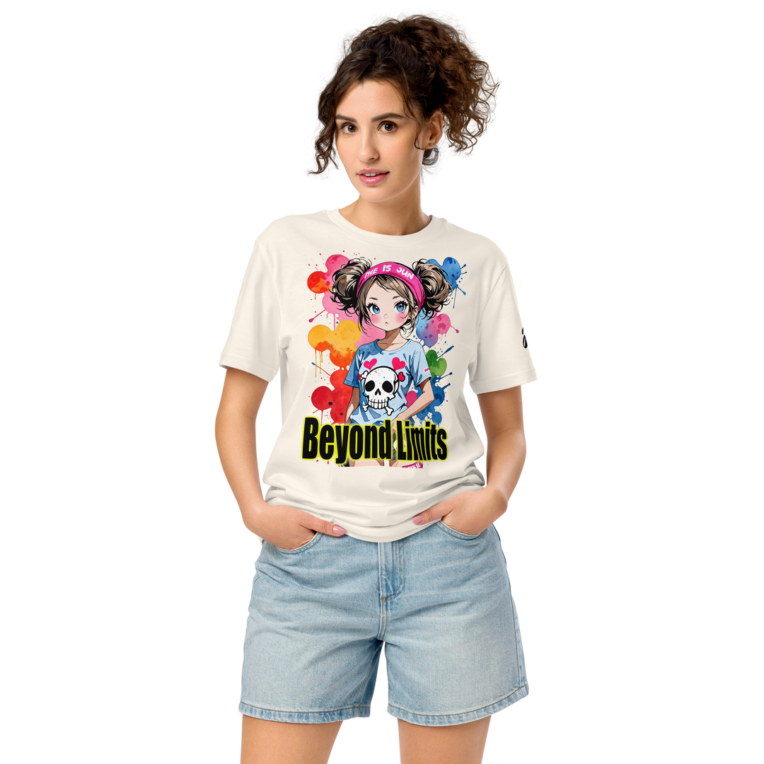 Beyond Limits 01 Unisex organic mid-light t-shirt 1