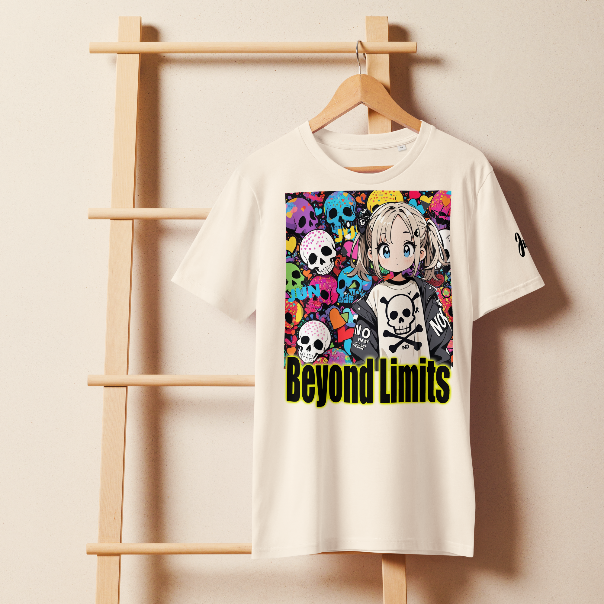Beyond Limits 02 Unisex organic mid-light t-shirt 1