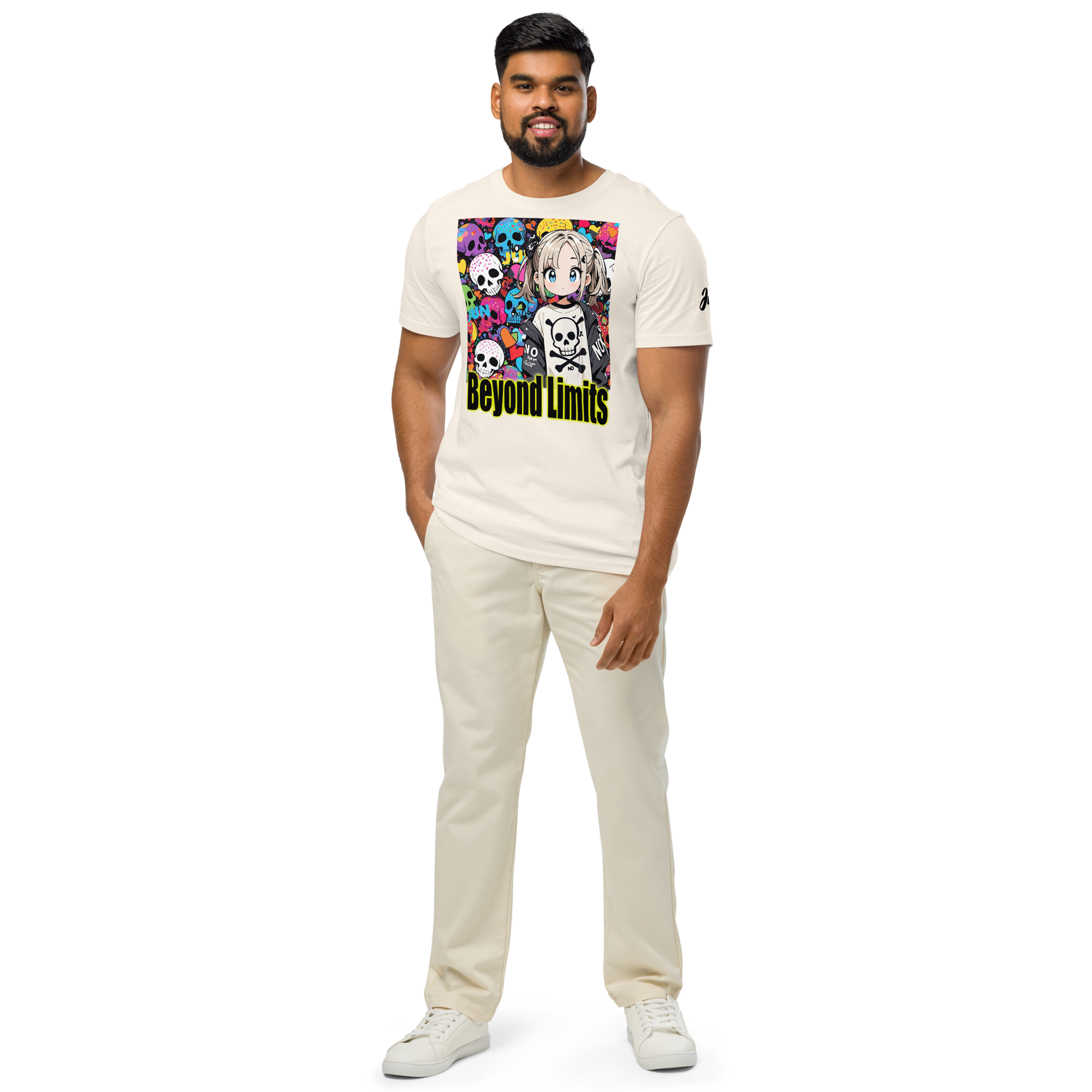 Beyond Limits 02 Unisex organic mid-light t-shirt 1