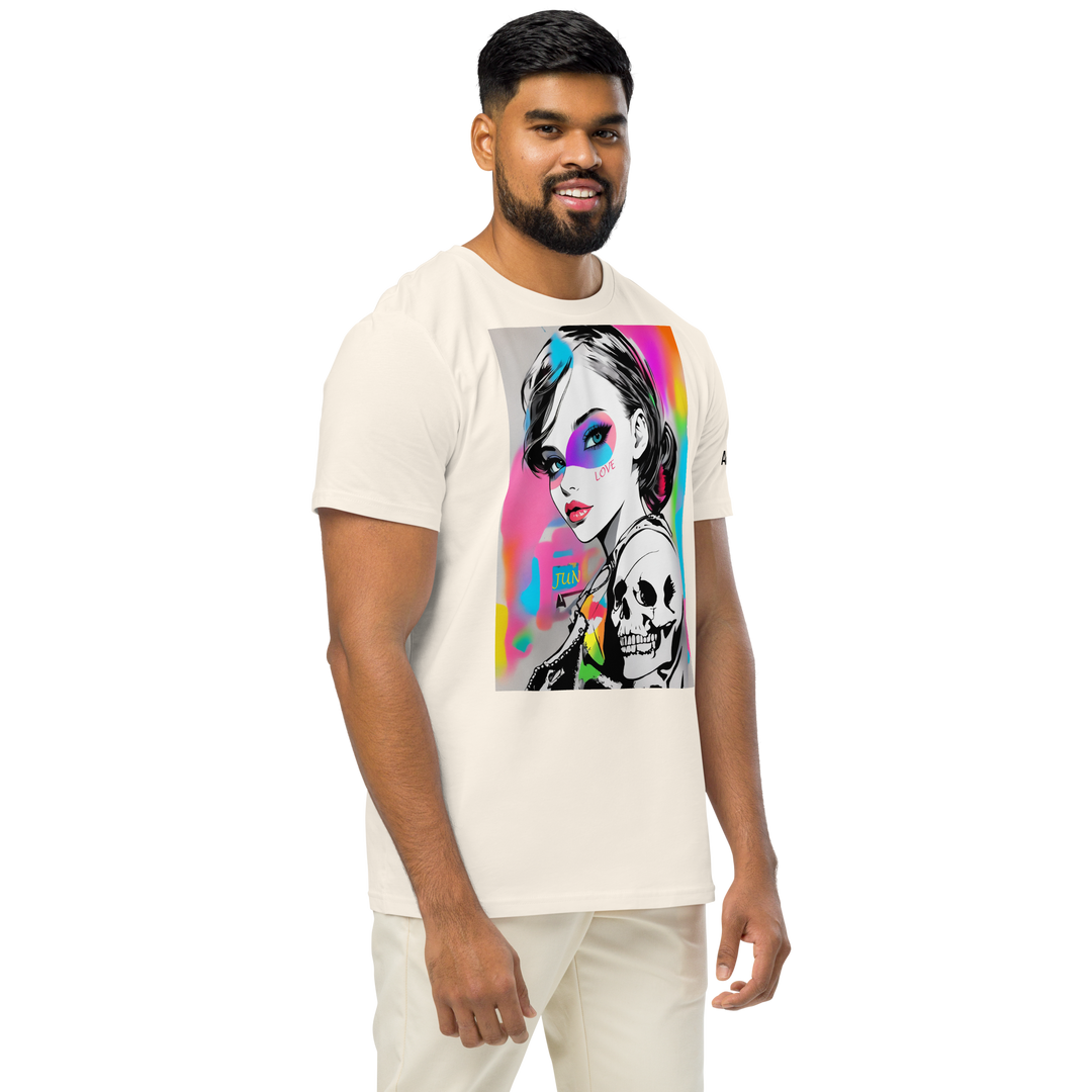 LOVE & BONES 01 Unisex organic mid-light t-shirt 1