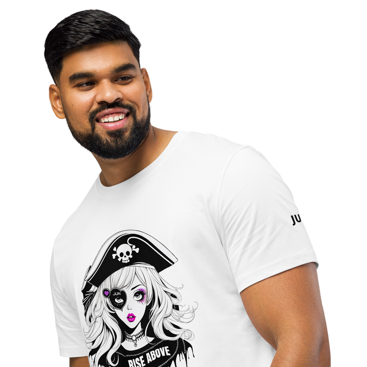 RISE ABOVE 04 Unisex organic mid-light t-shirt 4