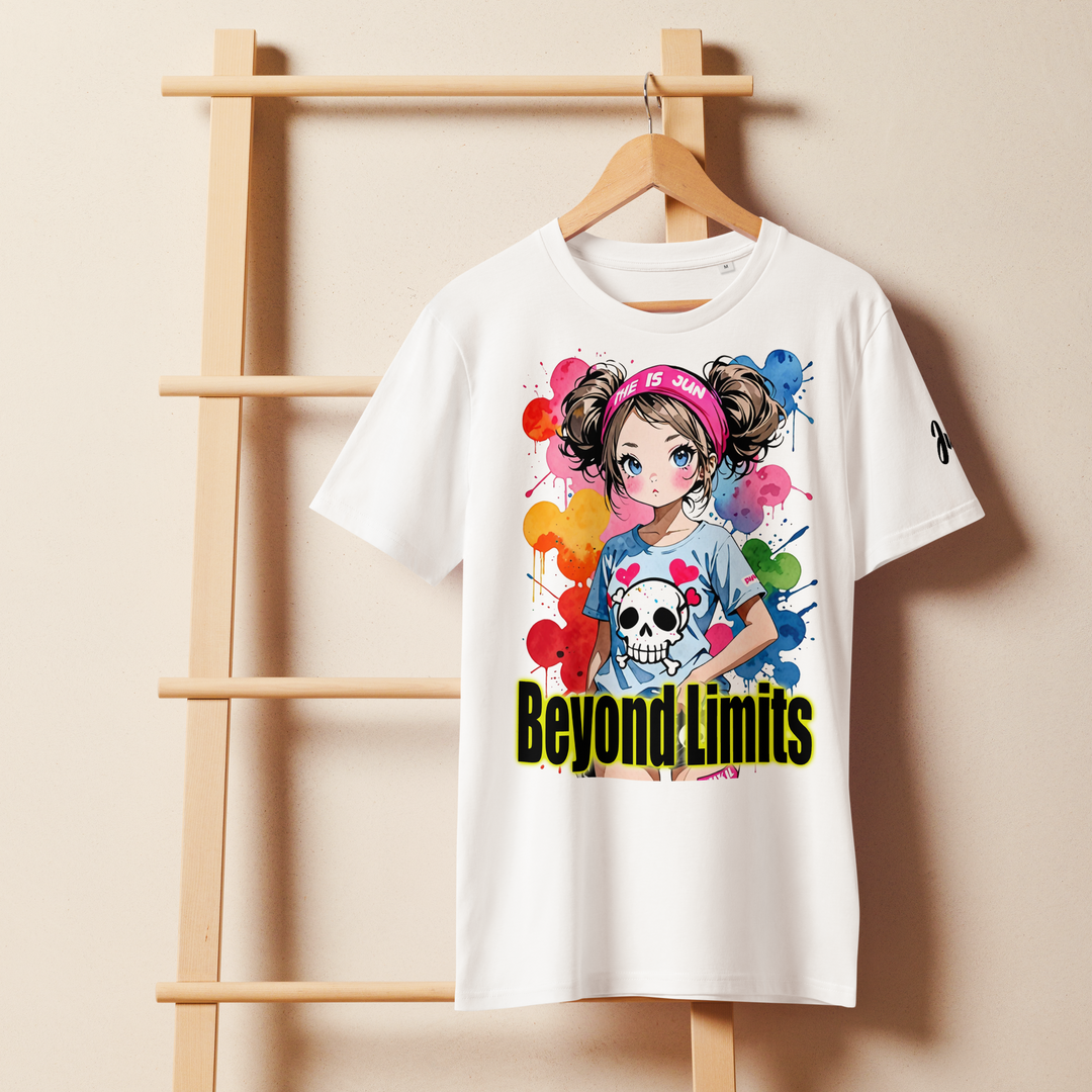 Beyond Limits 01 Unisex organic mid-light t-shirt 1