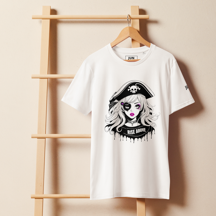 RISE ABOVE 04 Unisex organic mid-light t-shirt 4