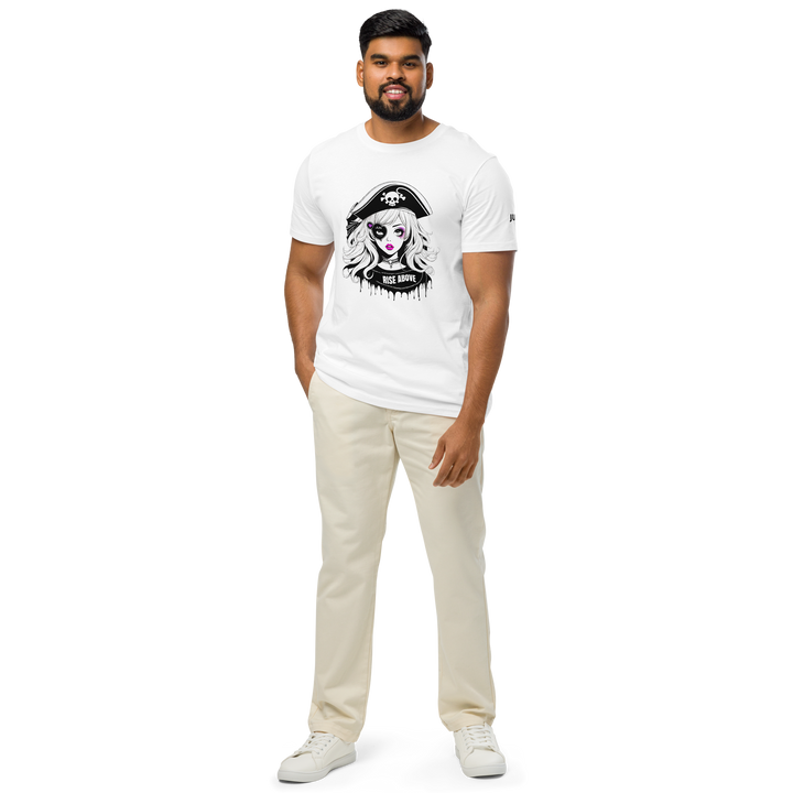 RISE ABOVE 04 Unisex organic mid-light t-shirt 4