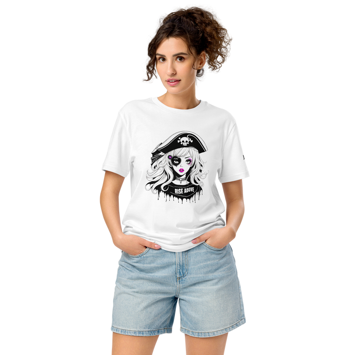 RISE ABOVE 04 Unisex organic mid-light t-shirt 4
