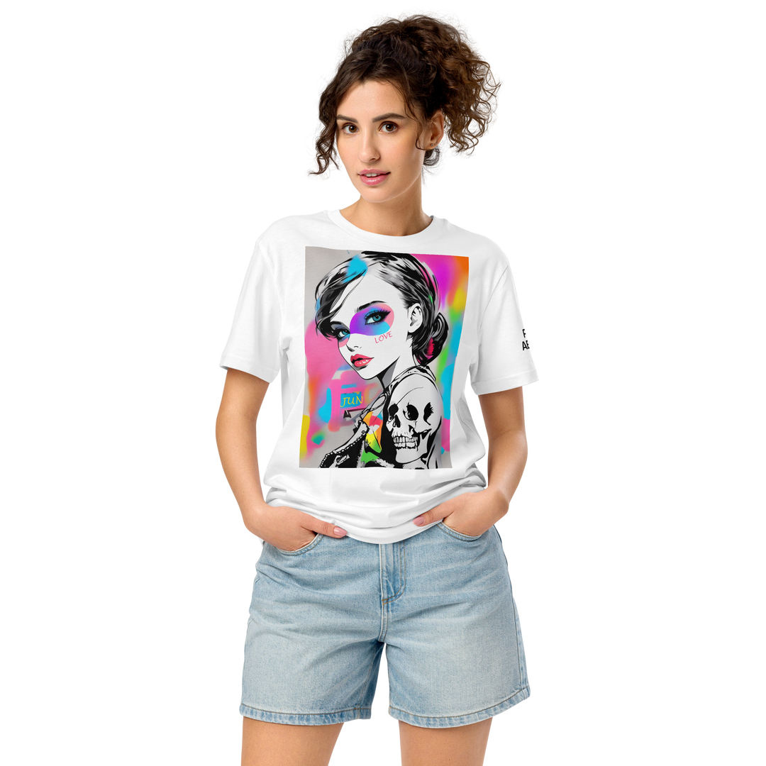 LOVE & BONES 01 Unisex organic mid-light t-shirt 1