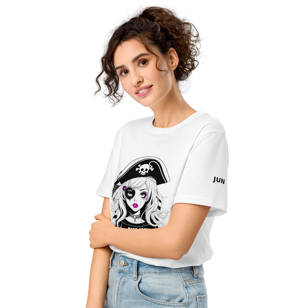 RISE ABOVE 04 Unisex organic mid-light t-shirt 4