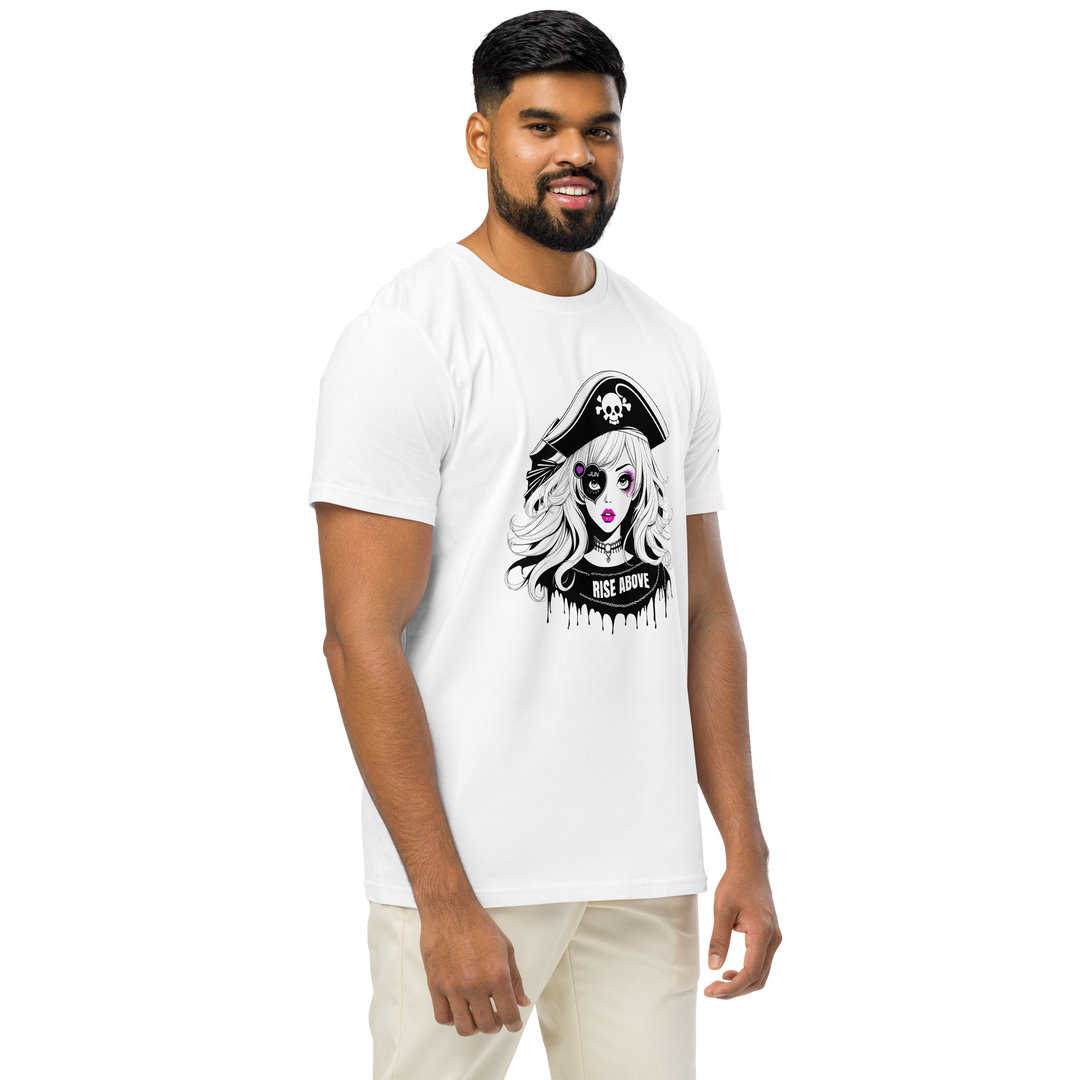 RISE ABOVE 04 Unisex organic mid-light t-shirt 4