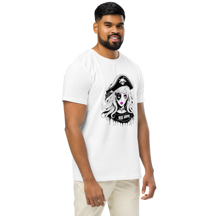 RISE ABOVE 04 Unisex organic mid-light t-shirt 4