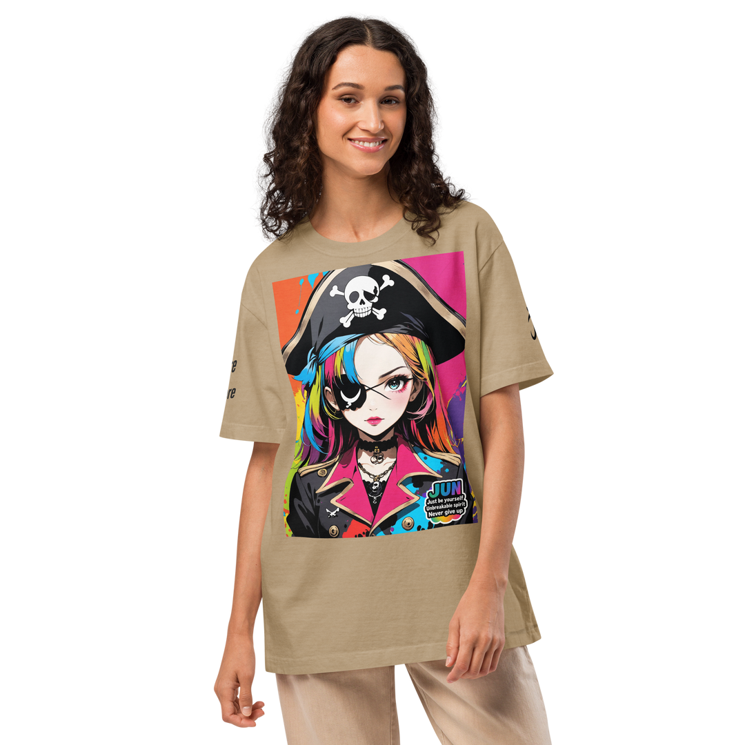 UNBREAKABLE PIRATE 01 Oversized Graphic T-Shirt