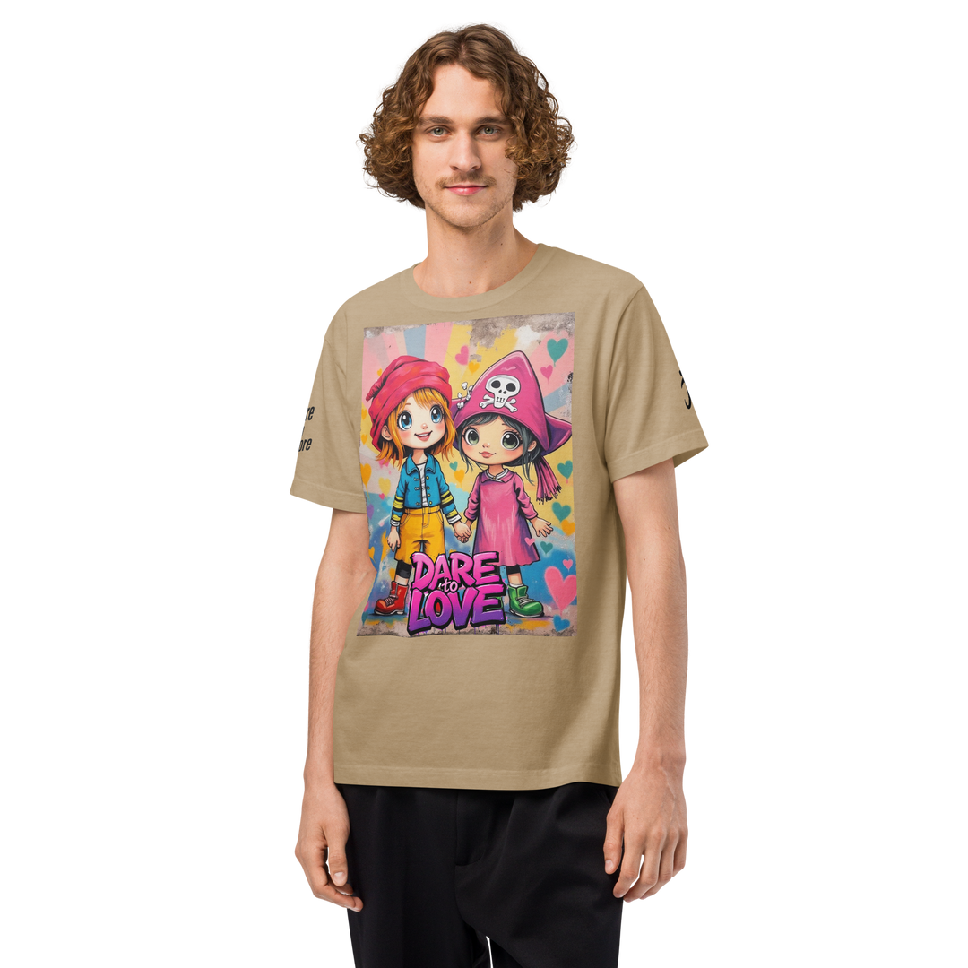 Dare to LOVE 01 – UNISEX Oversized Art T-Shirt