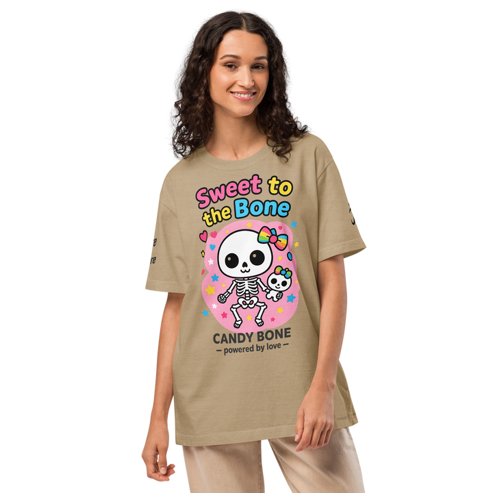 Sweet to the Bone 01 – UNISEX Oversized Art T-Shirt