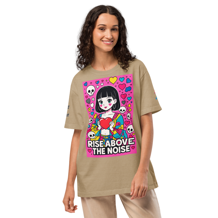 RISE ABOVE 02 – Oversized Vintage Tee