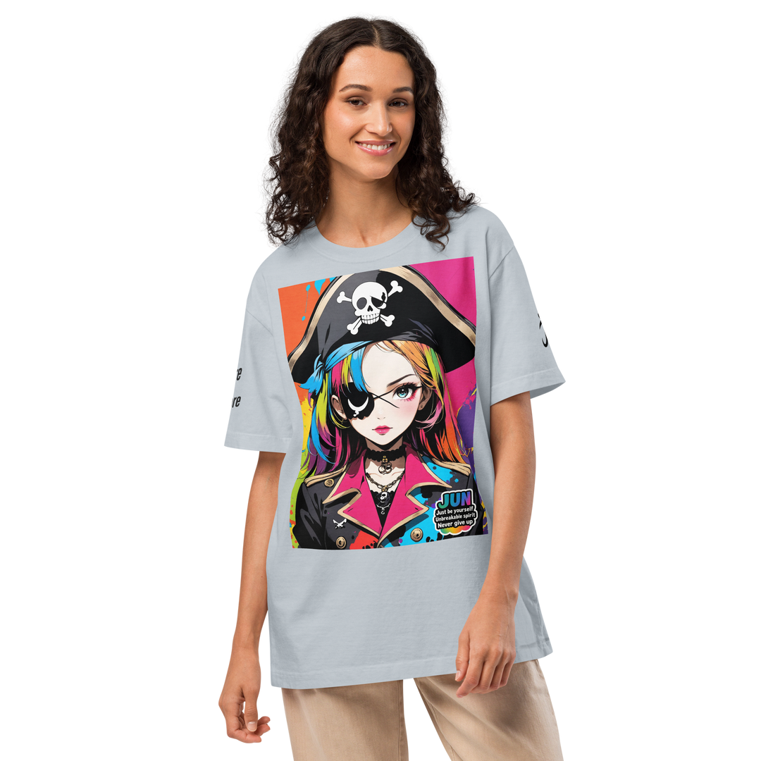 UNBREAKABLE PIRATE 01 Oversized Graphic T-Shirt