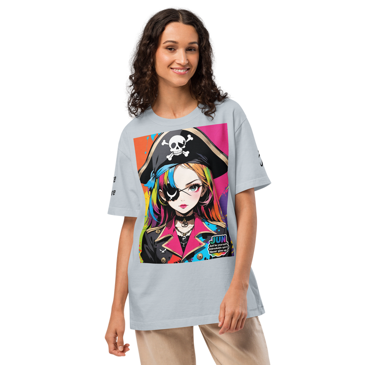 UNBREAKABLE PIRATE 01 Oversized Graphic T-Shirt