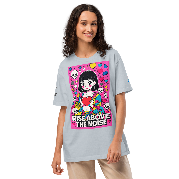 RISE ABOVE 02 – Oversized Vintage Tee