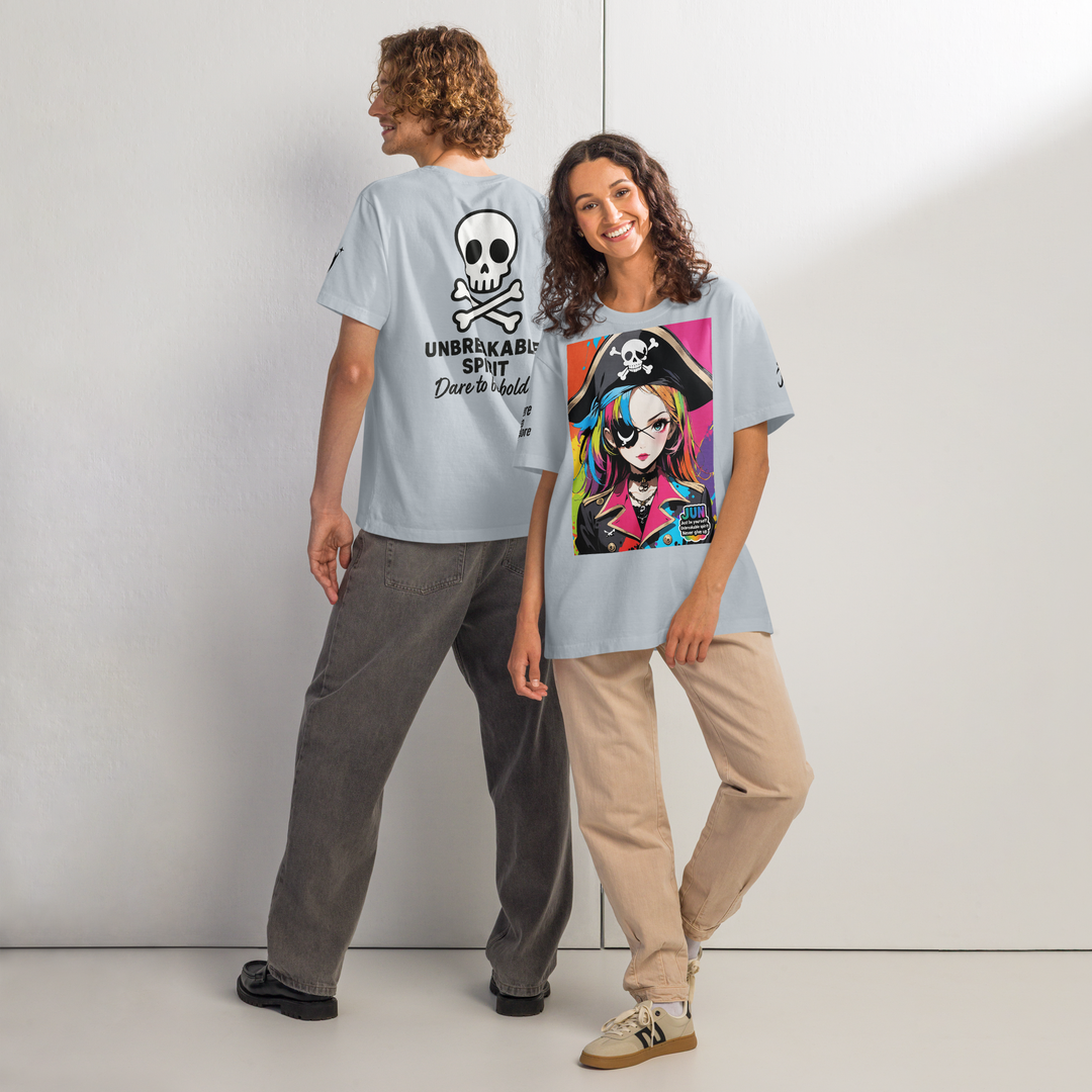 UNBREAKABLE PIRATE 01 Oversized Graphic T-Shirt