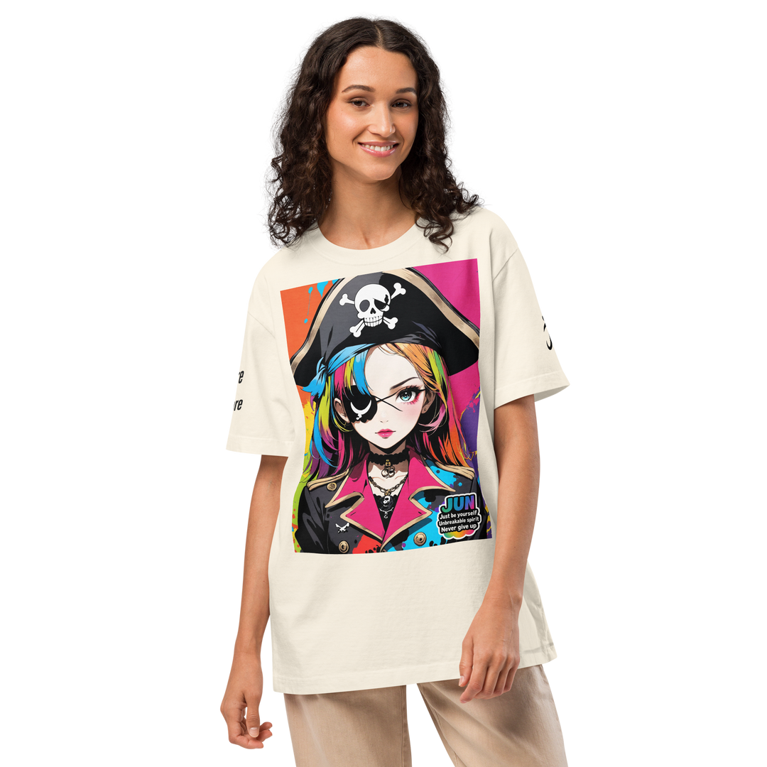 UNBREAKABLE PIRATE 01 Oversized Graphic T-Shirt