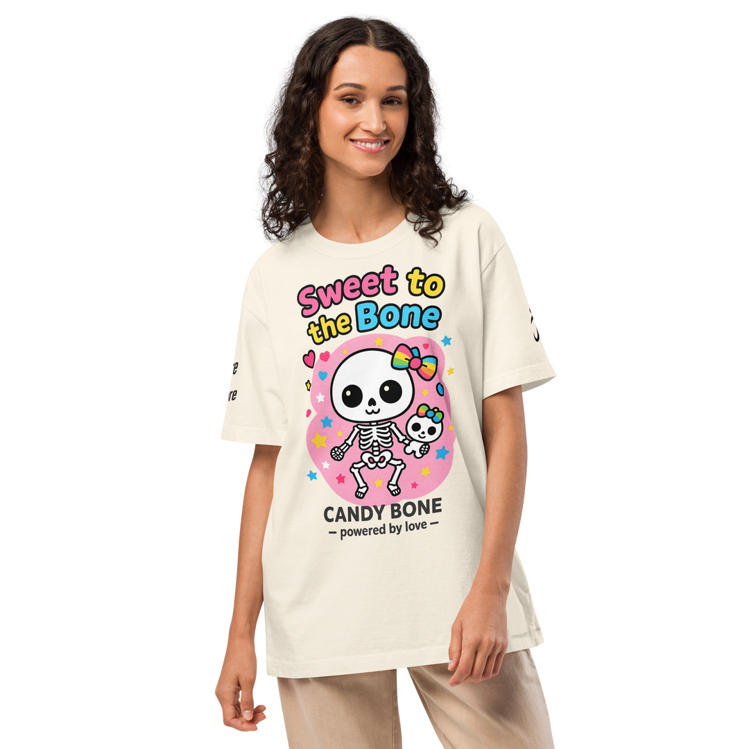 Sweet to the Bone 01 – UNISEX Oversized Art T-Shirt