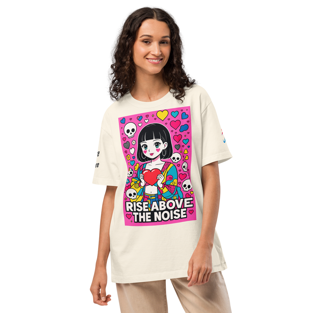 RISE ABOVE 02 – Oversized Vintage Tee