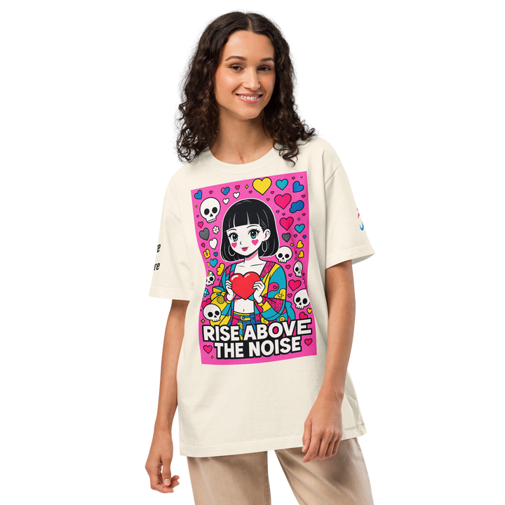 RISE ABOVE 02 – Oversized Vintage Tee