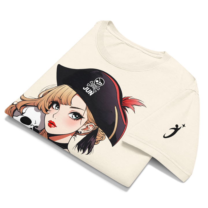 RISE ABOVE 05 – ユニセックス オーバーサイズ 製品染めTシャツ