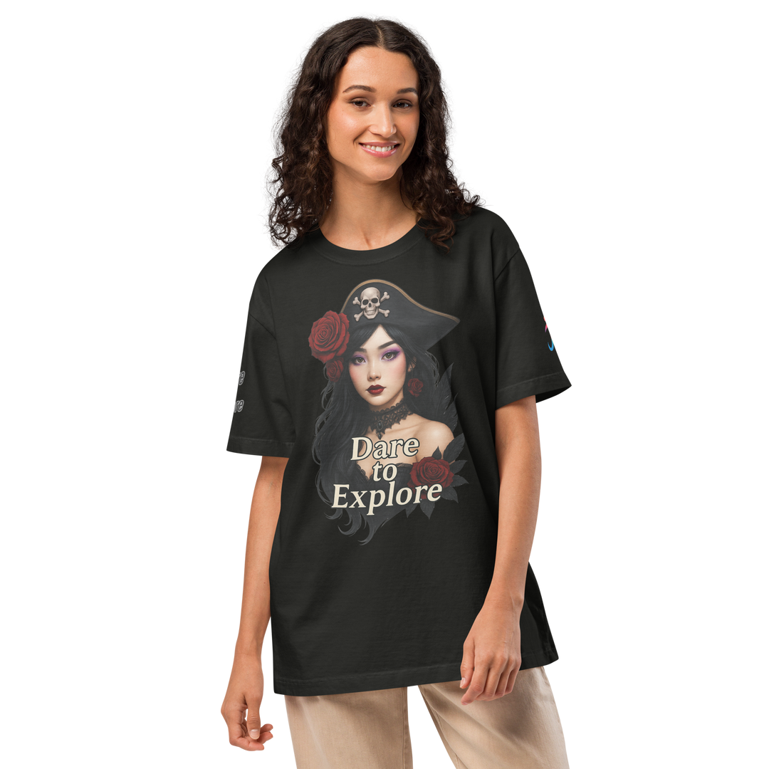 Dare to Explore UNISEX Oversized Art T-Shirt – LUNA VIO Collection