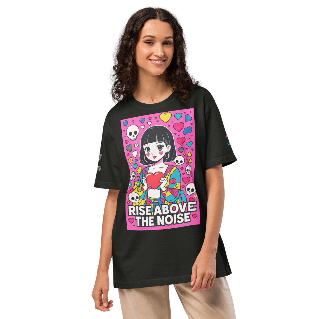RISE ABOVE 03 – Oversized Vintage Tee