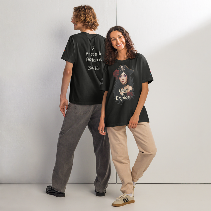 Dare to Explore UNISEX Oversized Art T-Shirt – LUNA VIO Collection
