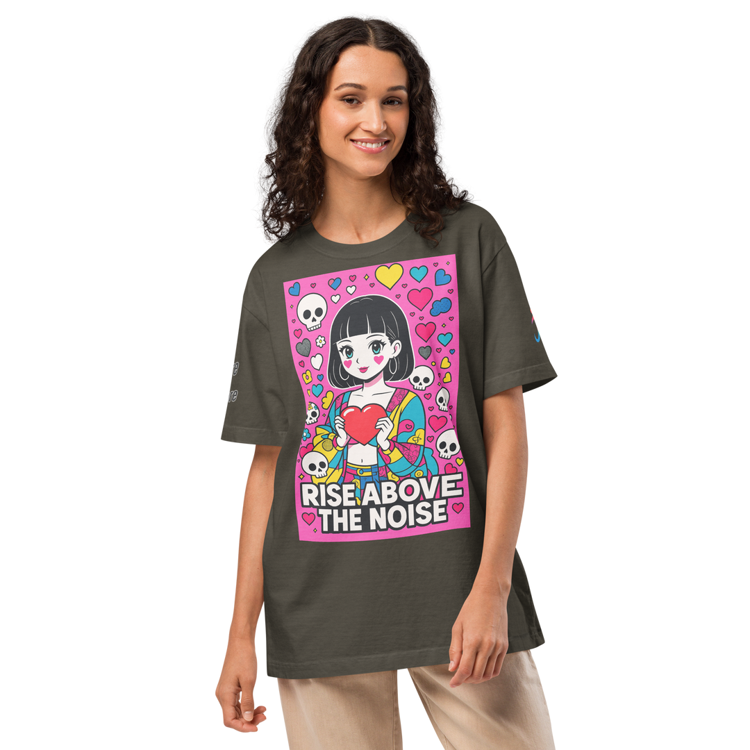 RISE ABOVE 03 – Oversized Vintage Tee